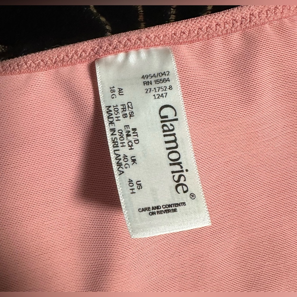 Glamorise Soft Pink Racerback Bra - Picture 6 of 6